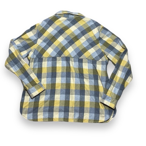 Pendleton Plaid Elbow Patch 100% Cotton Shirt‎ Fall Winter Layering - Picture 6 of 6